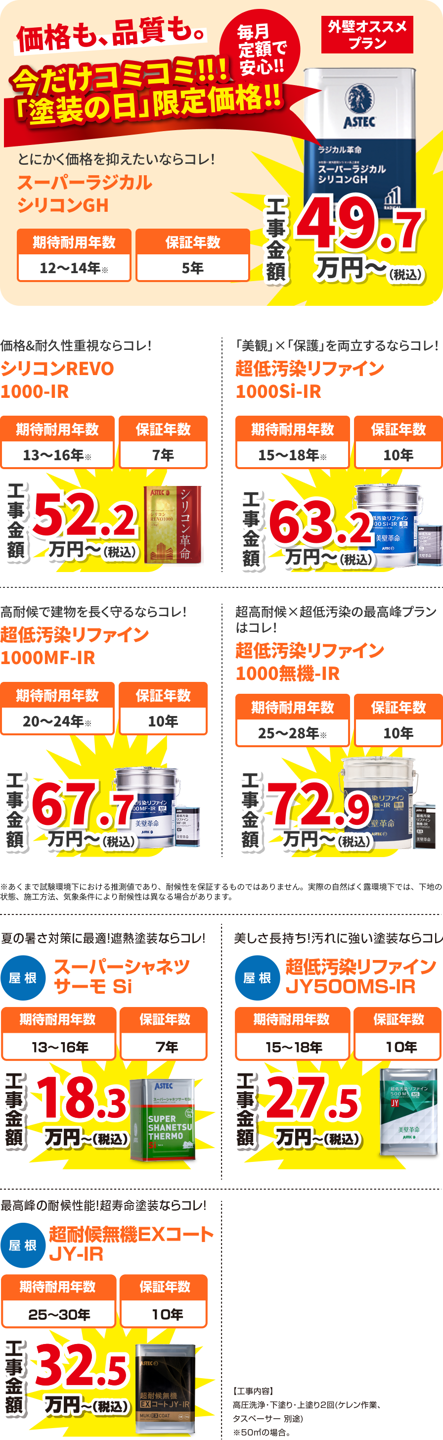 プラン一覧